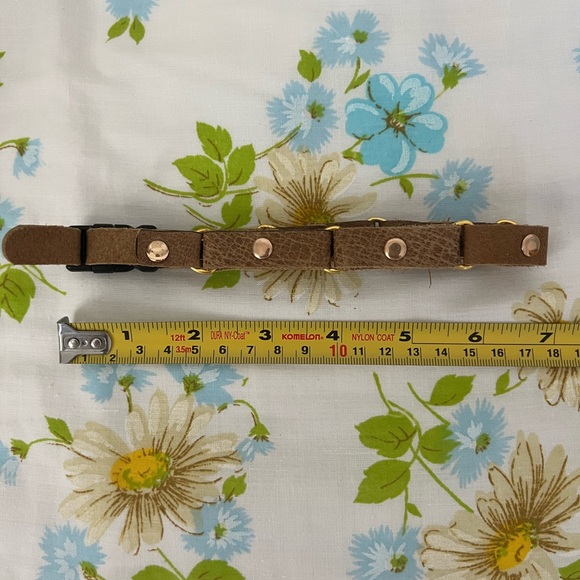 Handmade Genuine Leather Dog Collar - Picture 2 of 5